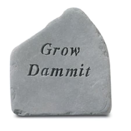 Kay Berry Kay Berry 81220 8" x 8.5" Grow Dammit Garden Stone 81220